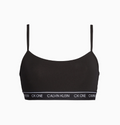 CK One Unlined Bralette - Black - Calvin Klein - Undertøy - VILLOID.no