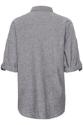 KikoIW Shirt - Marine Blue Melange