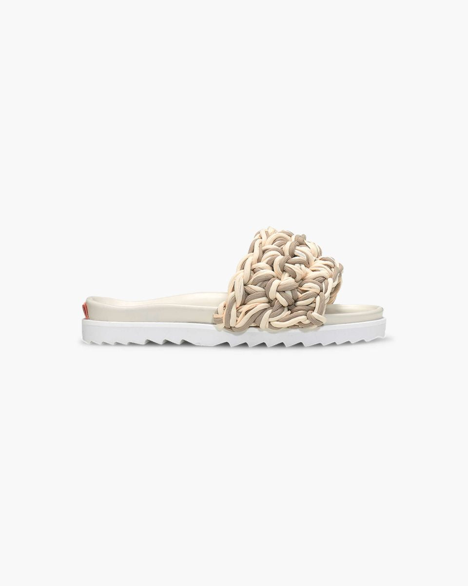 Multilace Slide - Beige