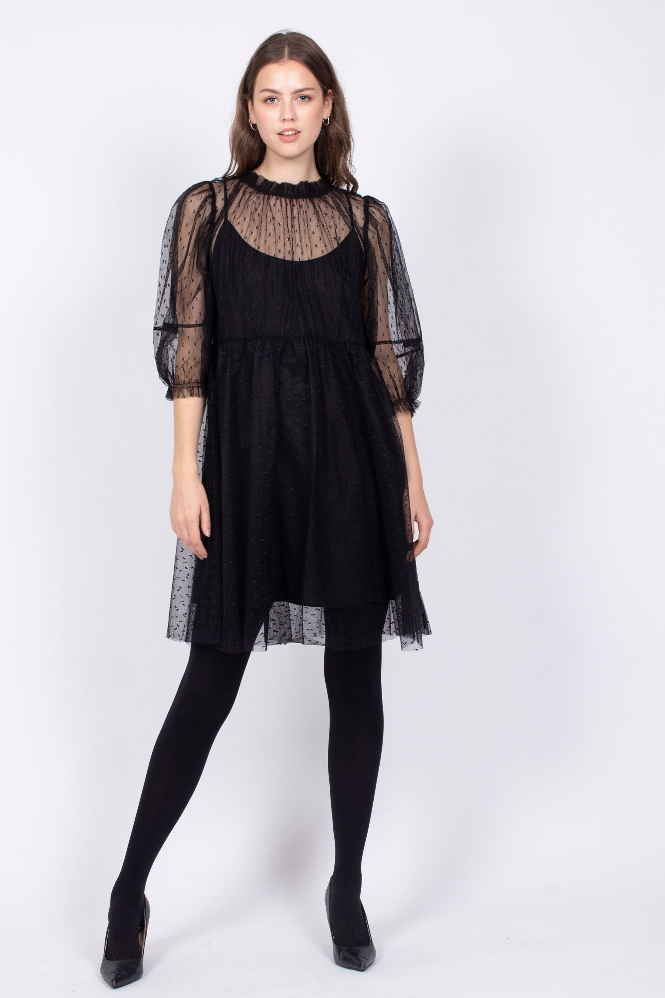 Mira Short Dress - Black - Designers Remix - Kjoler - VILLOID.no