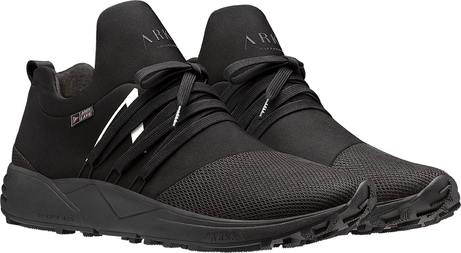 Raven Mesh - Vibram Black White - ARKK - Sko - VILLOID.no
