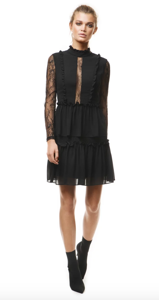 Gina mini dress - Black - By Malina - Kjoler - VILLOID.no