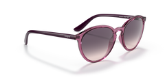 0VO5374S - Transparent Violet/Grey Gradient