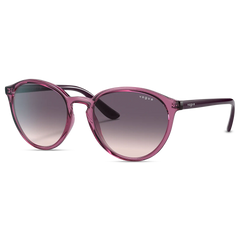0VO5374S - Transparent Violet/Grey Gradient