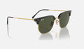 New Clubmaster - Black On Arista - Green Classic