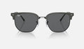 New Clubmaster - Grey On Black - Dark Grey Classic