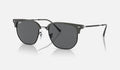 New Clubmaster - Grey On Black - Dark Grey Classic