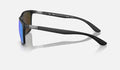 RB4385 - Matte Black - Green/Blue Mirror Chromance