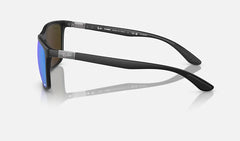 RB4385 - Matte Black - Green/Blue Mirror Chromance