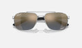 RB3701 - Silver - Blue/Gold Mirror Chromance