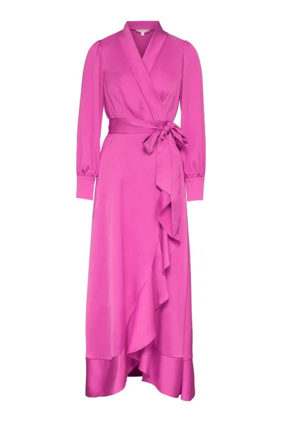 Iza Maxi Dress - Lipstick Pink
