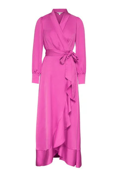 Iza Maxi Dress - Lipstick Pink