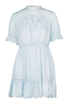 Sophie Mini Dress - Blue Waves