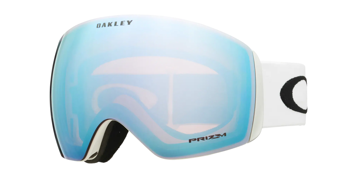 Flight Deck L Matte White - Prizm Snow Sapphire Iridium - Goggles