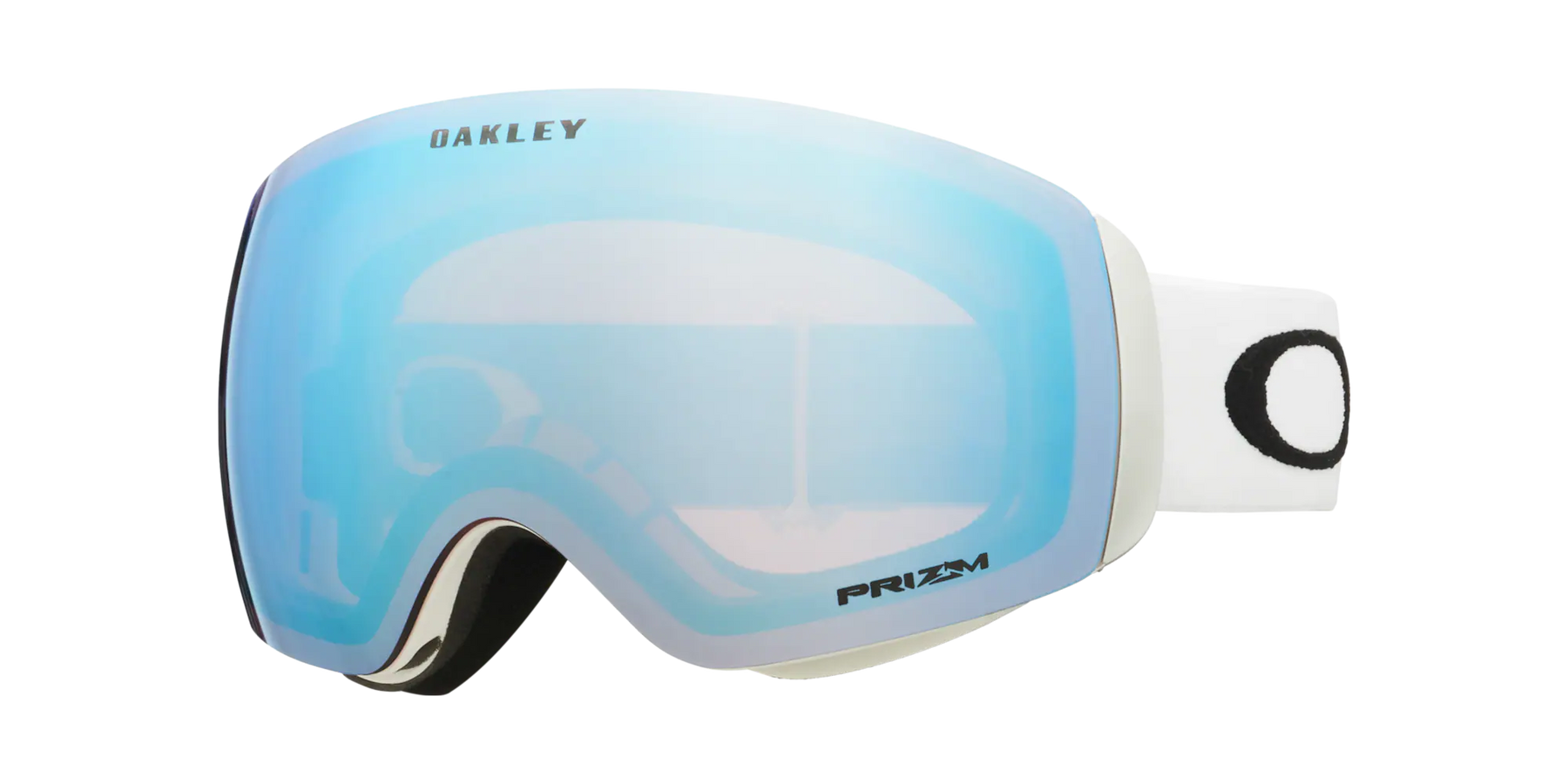 Flight Deck M Matte White - Prizm Snow Sapphire Iridium - Goggles