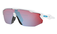 Radar EV Advancer - Polished White Prizm Snow Sapphire Iridium