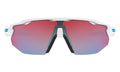 Radar EV Advancer - Polished White Prizm Snow Sapphire Iridium