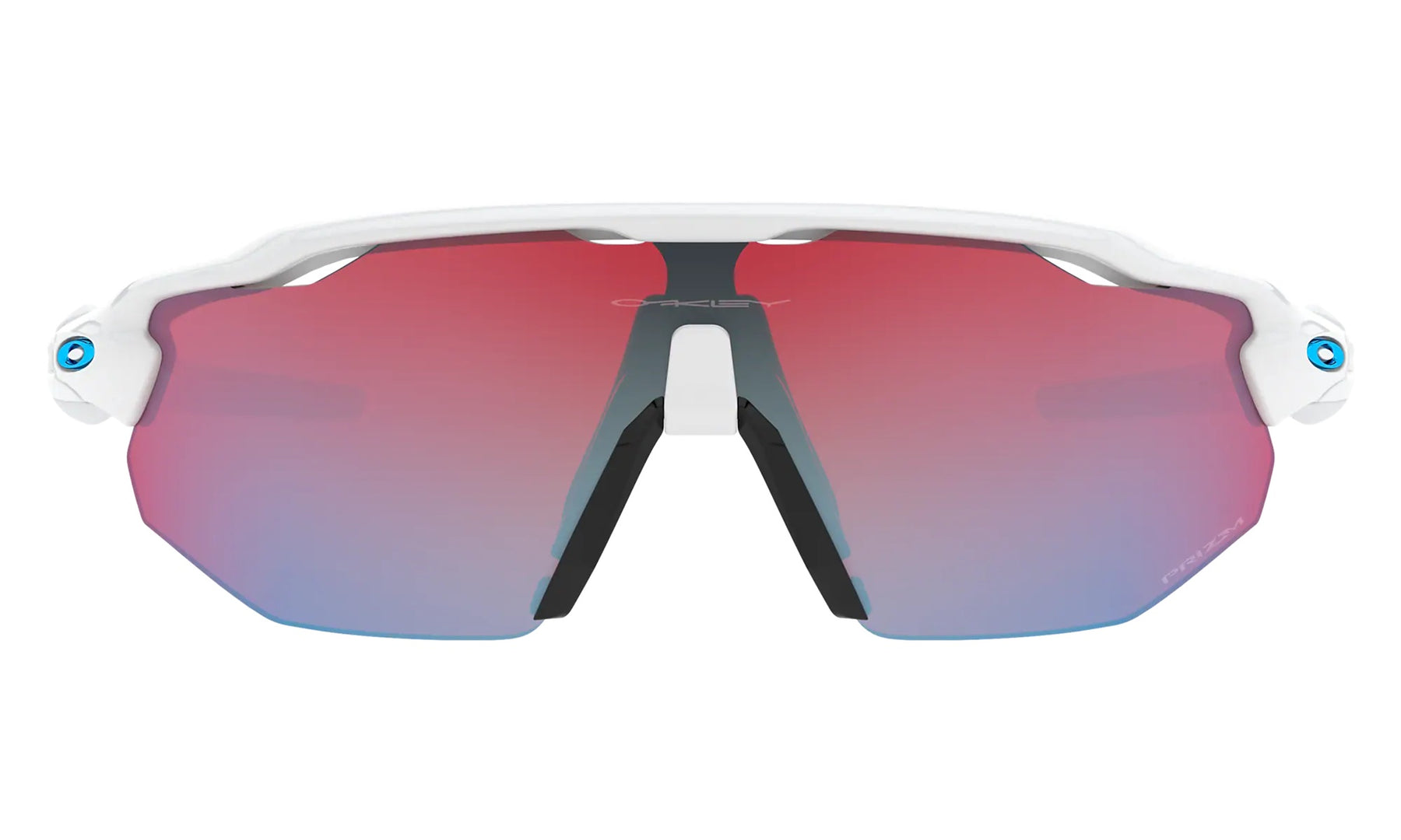 Radar EV Advancer - Polished White Prizm Snow Sapphire Iridium