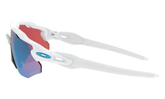 Radar EV Advancer - Polished White Prizm Snow Sapphire Iridium