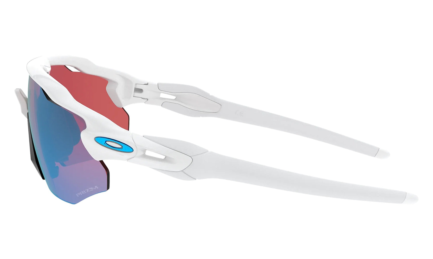 Radar EV Advancer - Polished White Prizm Snow Sapphire Iridium