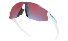 Radar EV Advancer - Polished White Prizm Snow Sapphire Iridium