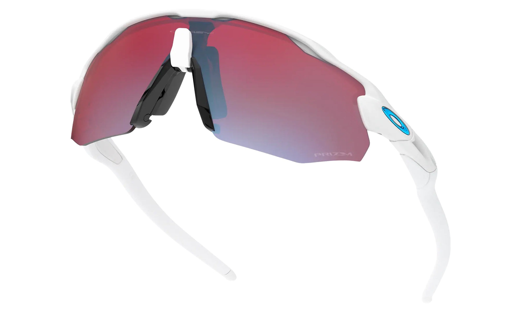 Radar EV Advancer - Polished White Prizm Snow Sapphire Iridium