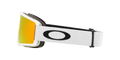 Target Line M Matte White - Fire Iridium - Goggles