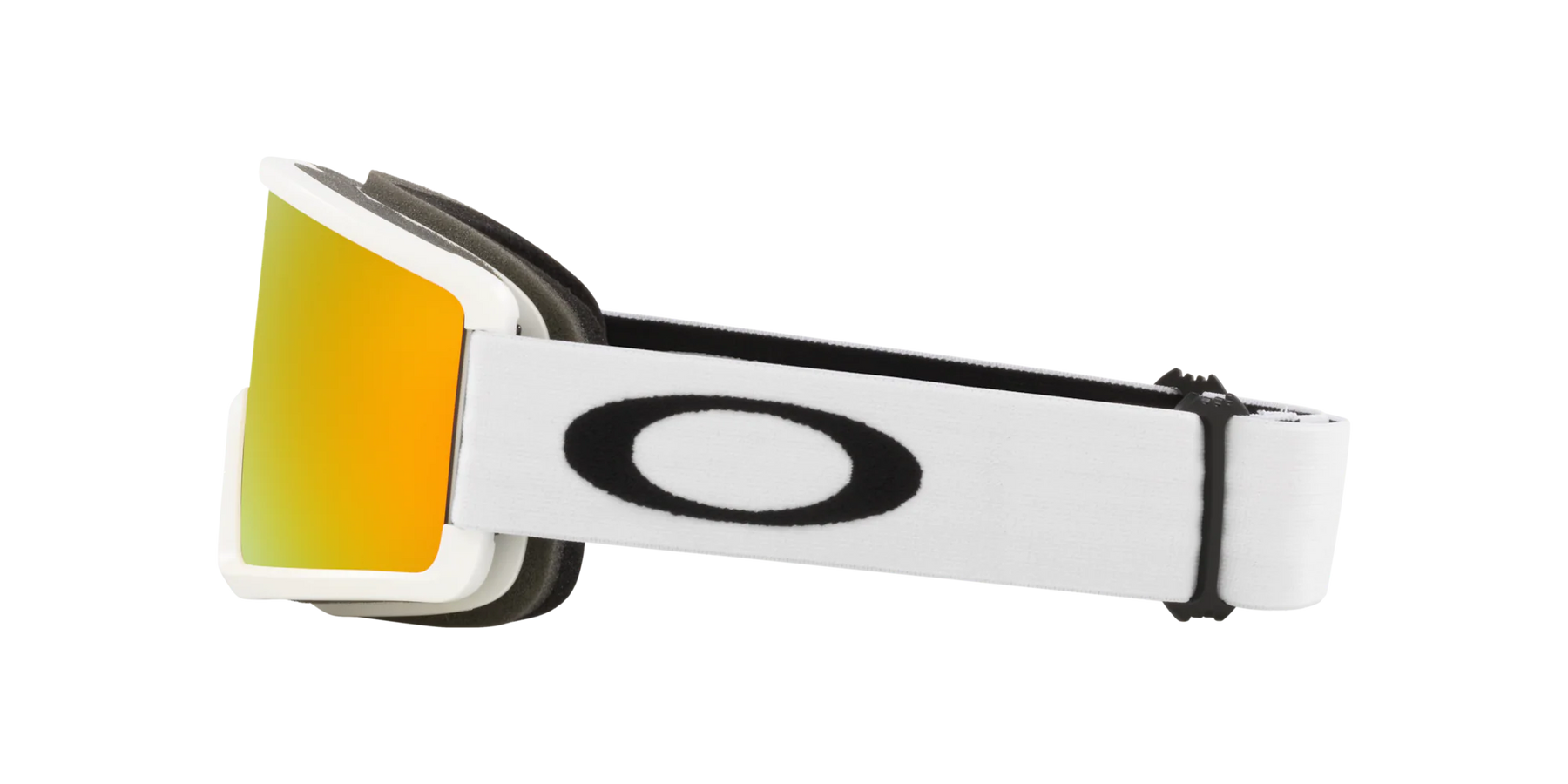Target Line M Matte White - Fire Iridium - Goggles