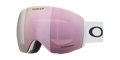 Flight Deck L Matte White - Prizm Rose Gold Iridium - Goggles