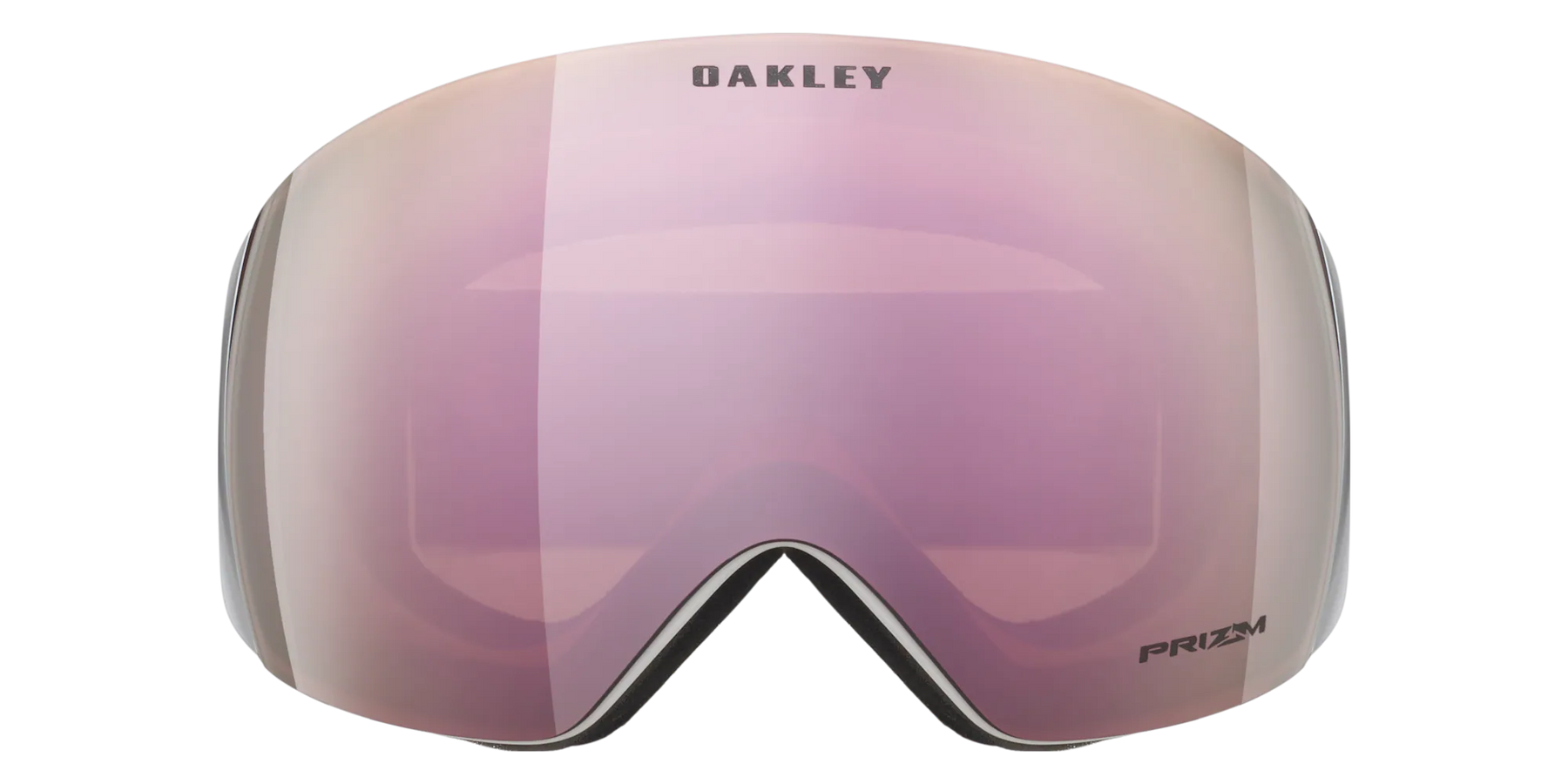 Flight Deck L Matte White - Prizm Rose Gold Iridium - Goggles