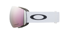 Flight Deck L Matte White - Prizm Rose Gold Iridium - Goggles