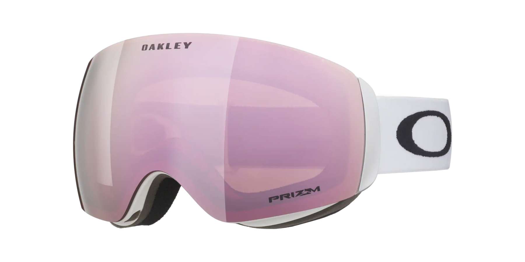Flight Deck M Matte White - Prizm Rose Gold - Goggles