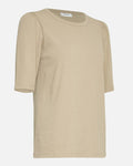 Mo Alva Puff Tee - White Pepper - Moss Copenhagen - T-skjorter & Topper - VILLOID.no