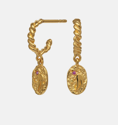 Cloud Earring - Gold - Maanesten - Tilbehør - VILLOID.no