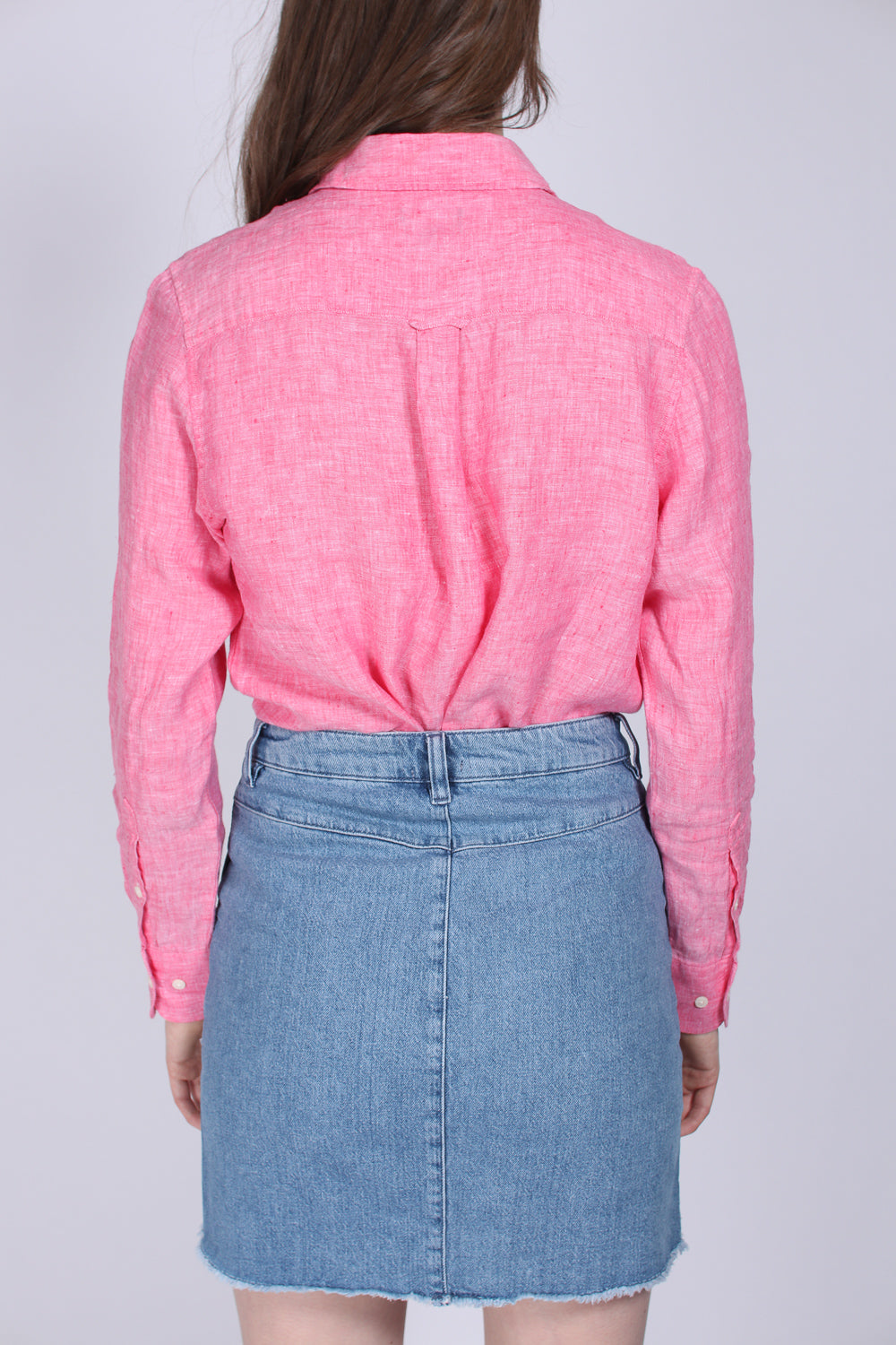 The Linen Chambray Shirt - Watermelon red - GANT - Bluser & Skjorter - VILLOID.no