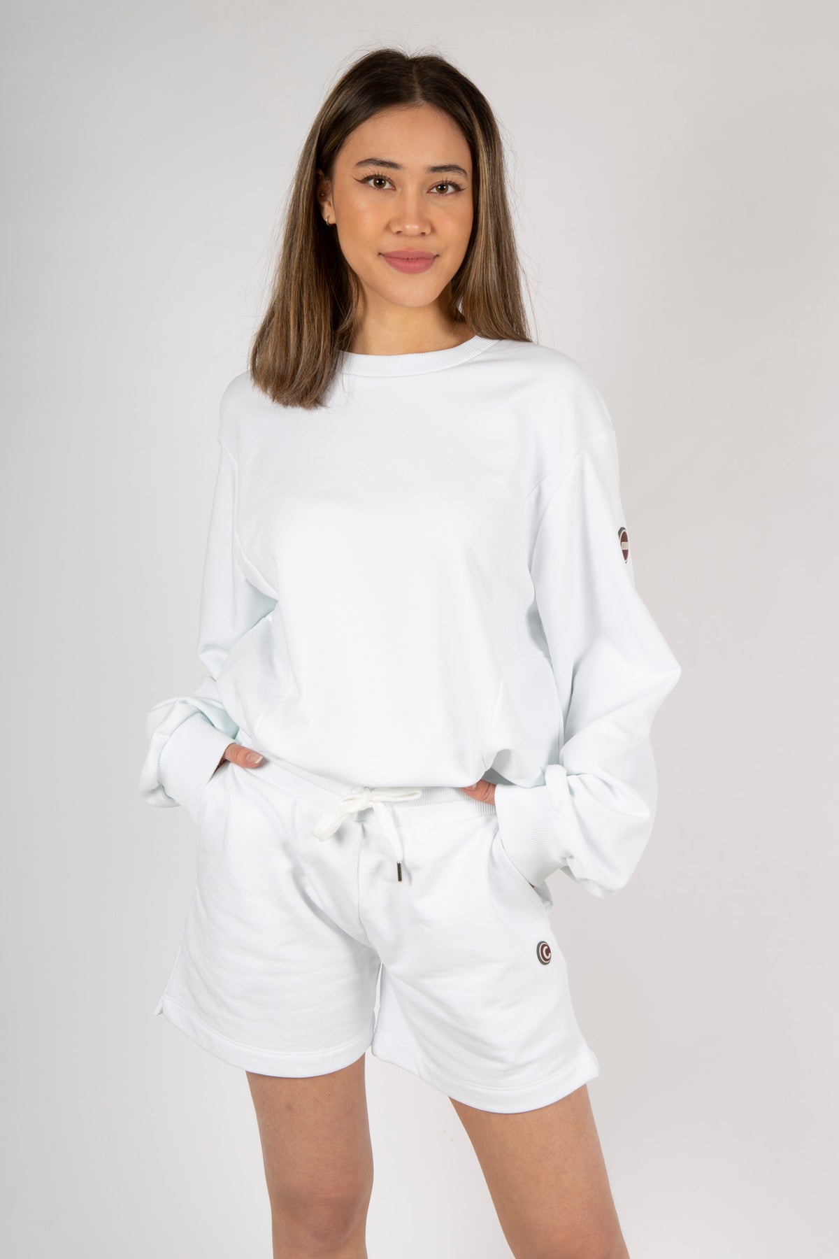 9017 Cotton Bermuda Shorts - White