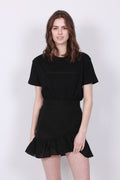 Liv Organic Logo Tee - Black - Moss Copenhagen - T-skjorter & Topper - VILLOID.no