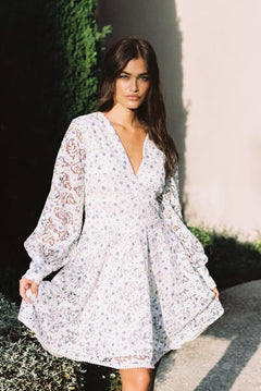 Freya Dress - Blueberry