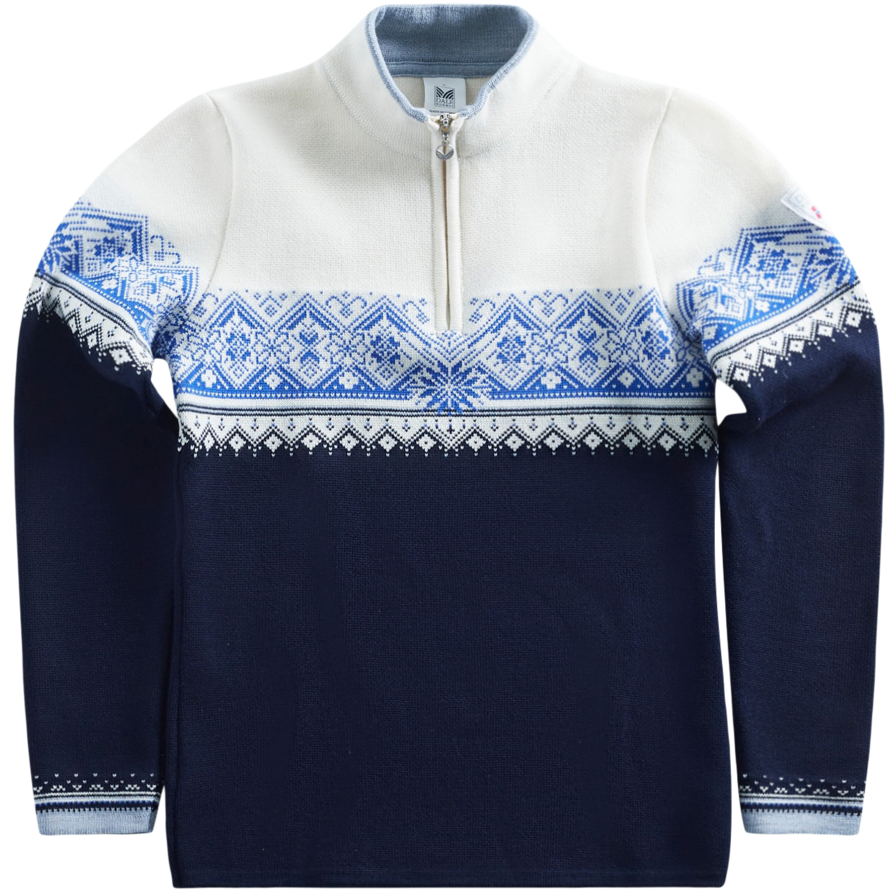 Moritz Fem Sweater - Navy White Ultramarine