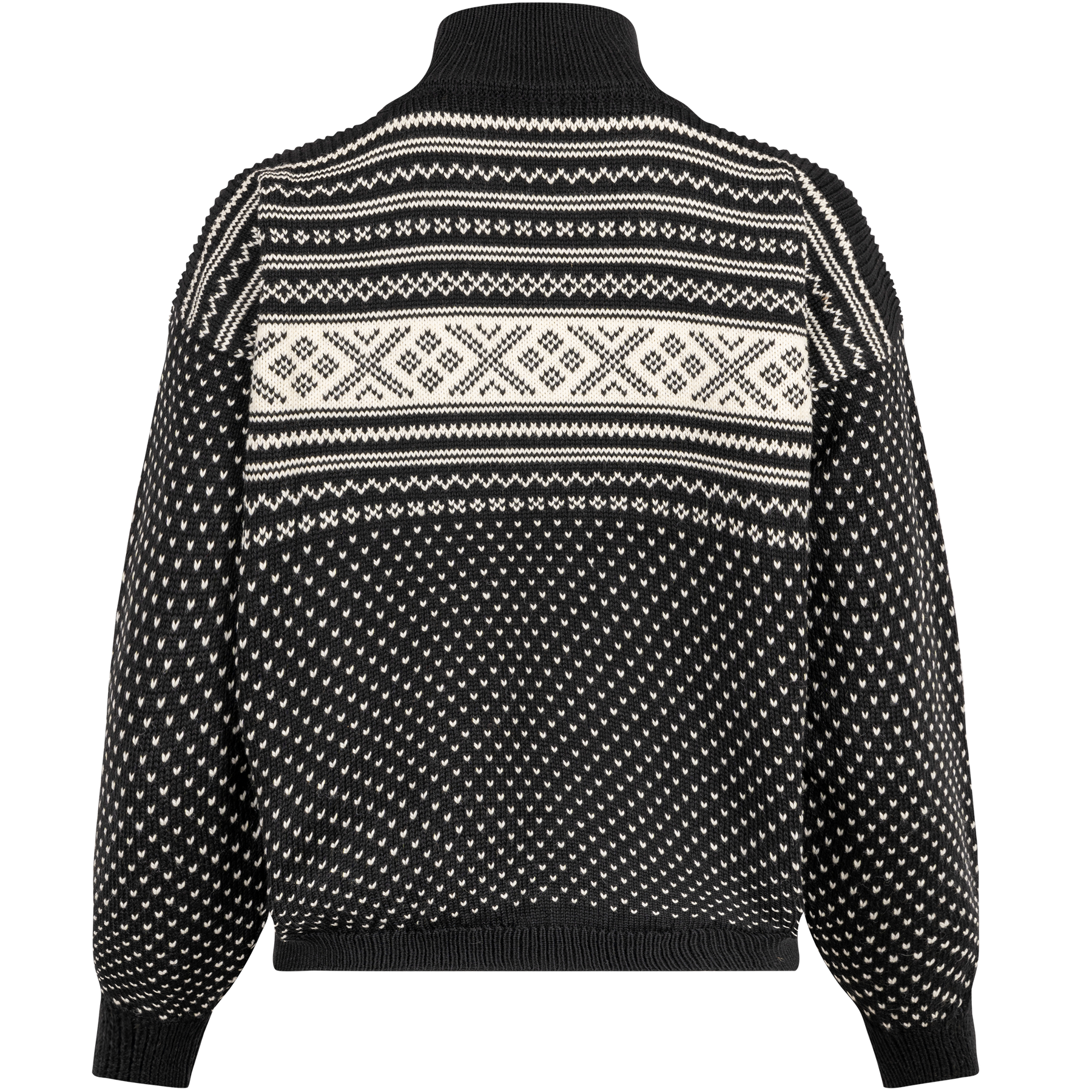 Valløy Sweater - Black Offwhite