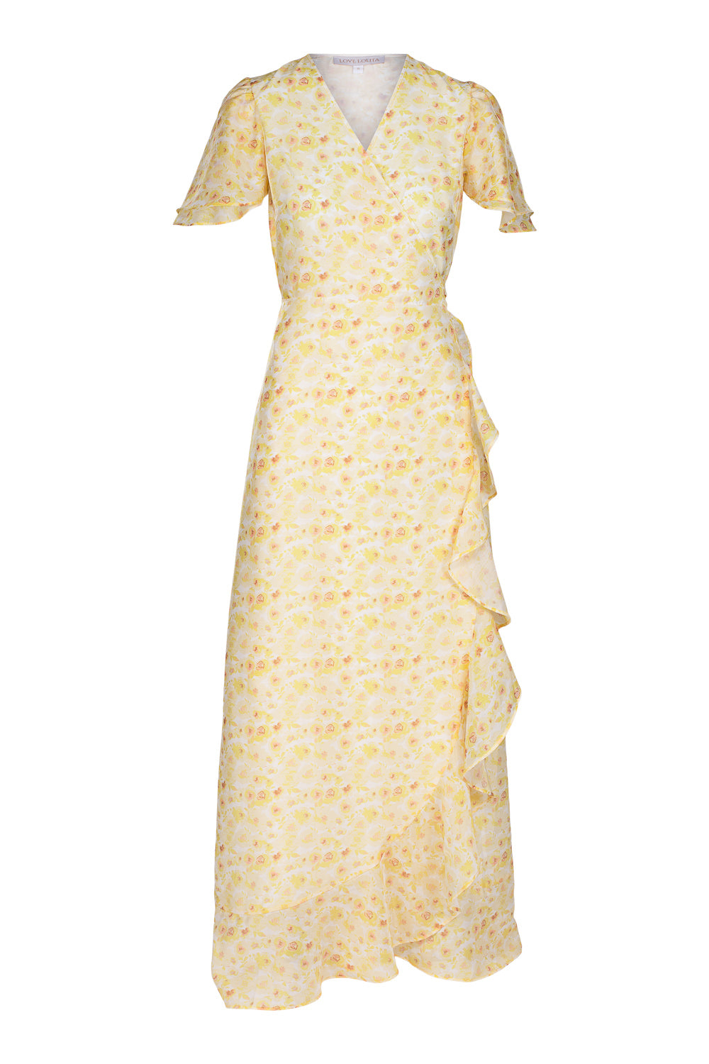 Gabriella Maxi Dress - Yellow Flower