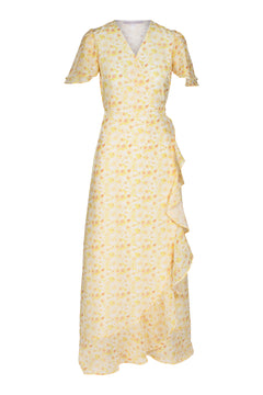 Gabriella Maxi Dress - Yellow Flower