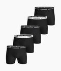 Solid Essential Shorts 5-Pack - Black