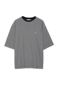 Bo Tee - Black And White Stripe