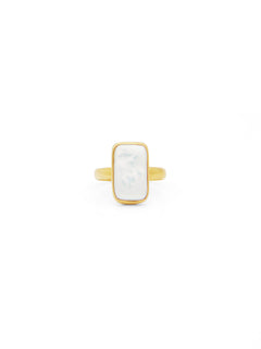 Pearly Girl Ring - Square