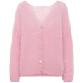 Cornelia Ls Cardigan - Soft Berry