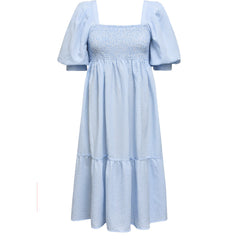 Cheri Stripe Dress - Blue/White