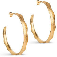 Ane Extra Large Hoops - Gold