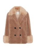 Fiona Wool Coat Short - Light Brown