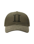 Baseball Cap Suede II - Olive Night